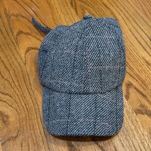 Anthropologie Charcoal Tweed Women’s Hat
